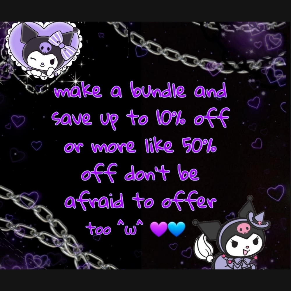 Make a bundle and save!! \(^。^)/